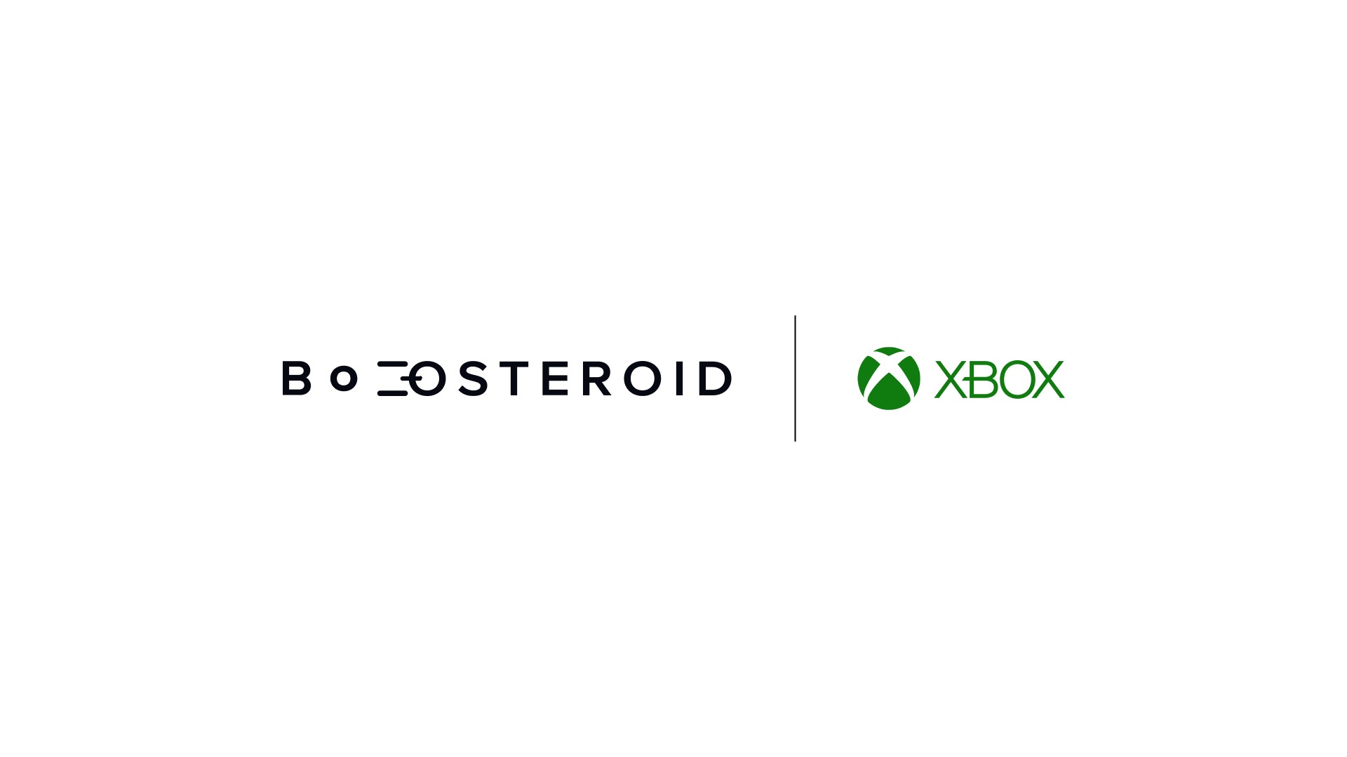 Boosteroid and Xbox logos on white background.