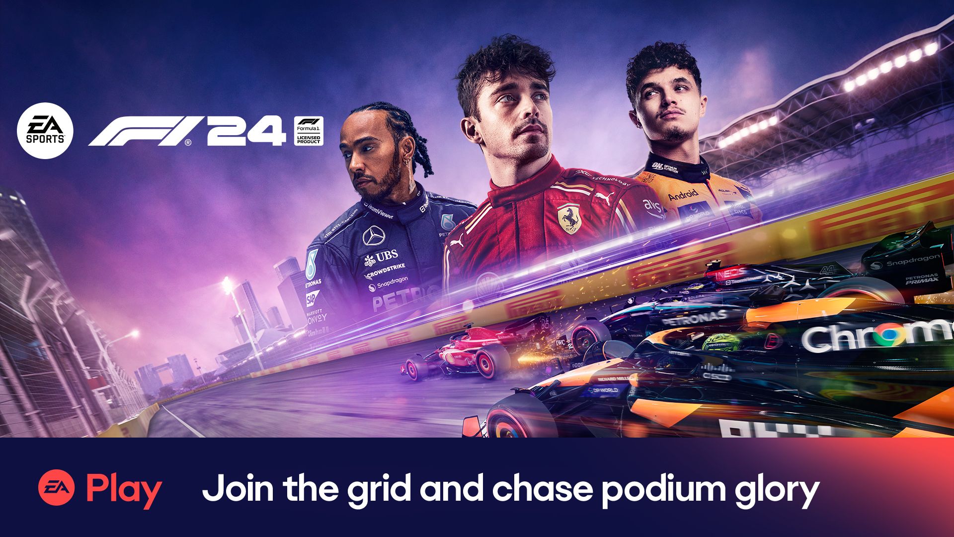 EA Play F1 24 Play List Key Art