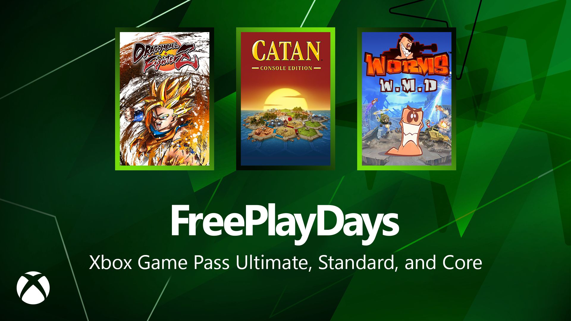 Free Play Days – Catan, Worms W.M.D and Dragon Ball FighterZ