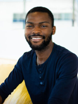 Profile image of Jumpbutton studio CEO and Founder Nicodemus Madehdou.