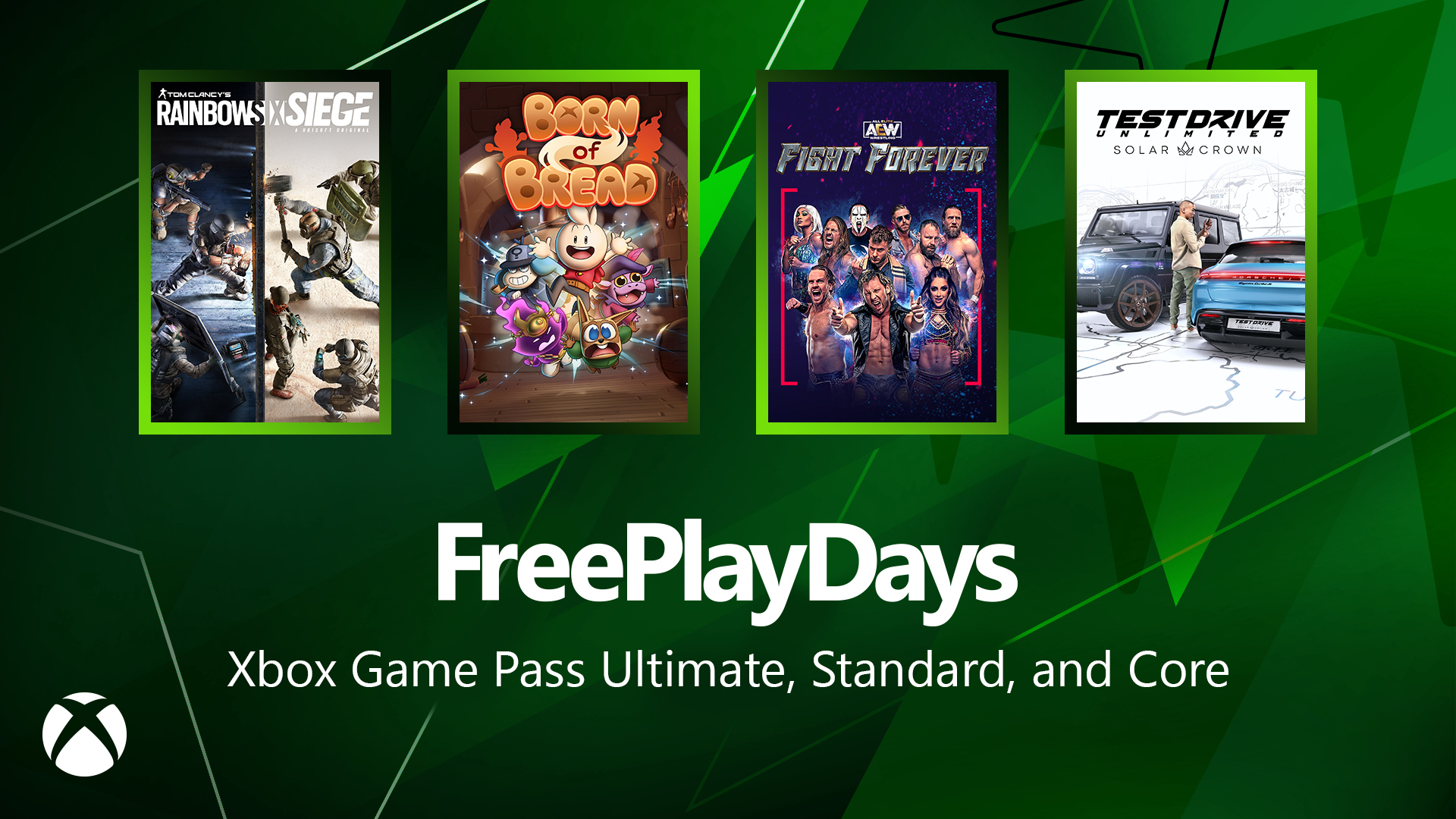 Free Play Days – Tom Clancy’s Rainbow Six Siege, Born of Bread, AEW: Fight Forever and Test Drive Unlimited Solar Crown 