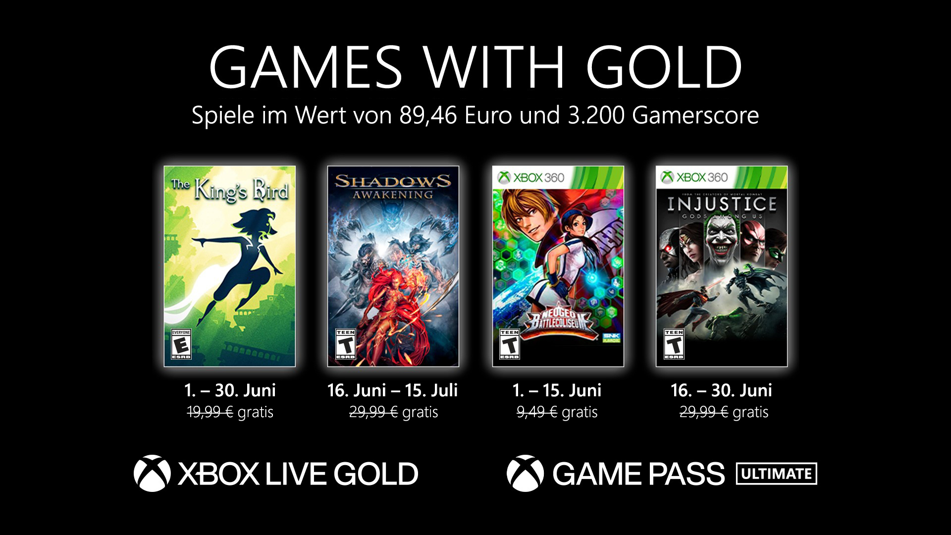 Games with Gold: Diese Spiele gibt es im Juni gratis HERO