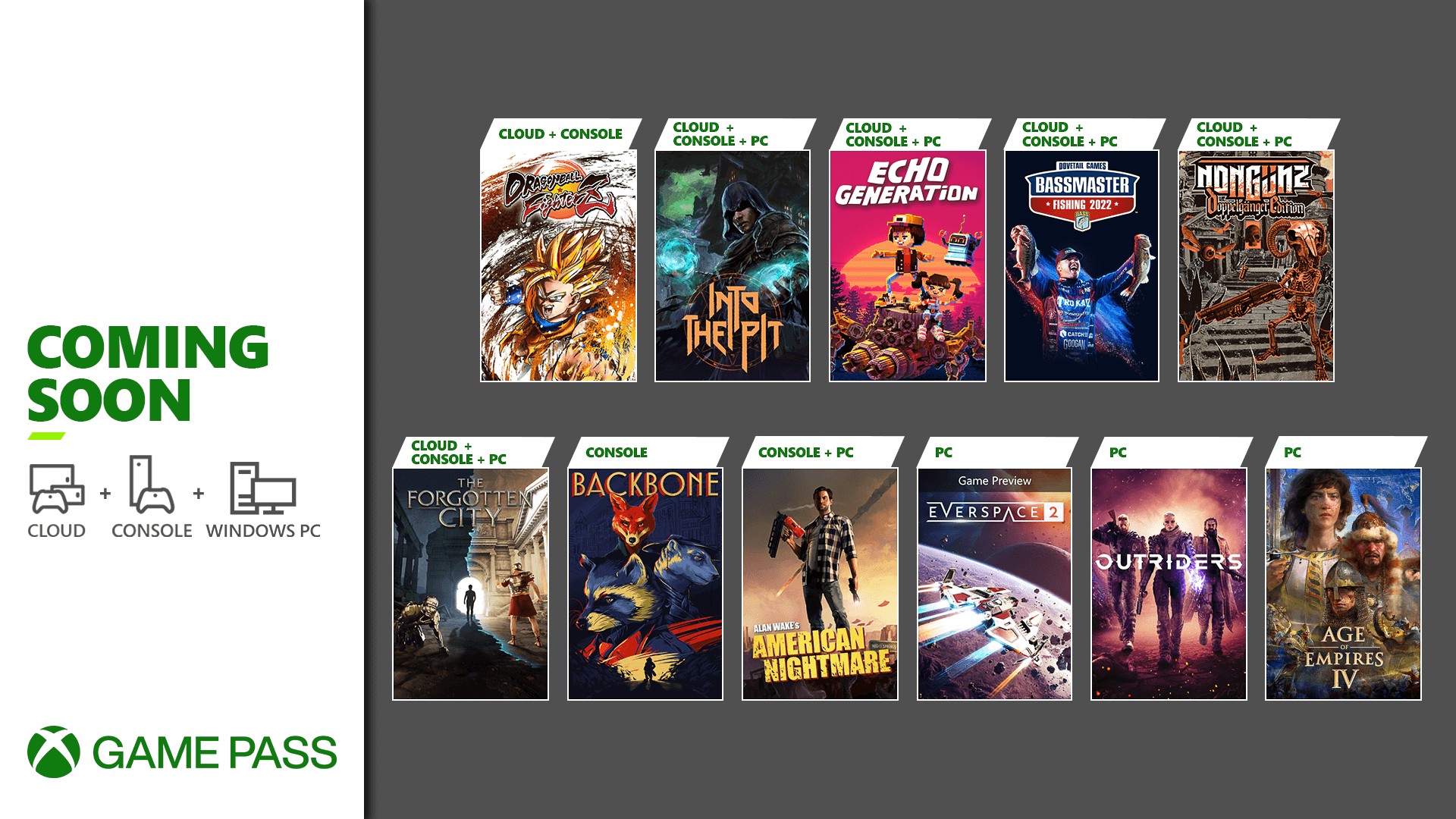 Neu im Xbox Game Pass: Age of Empires IV, Dragonball FighterZ und mehr! HERO