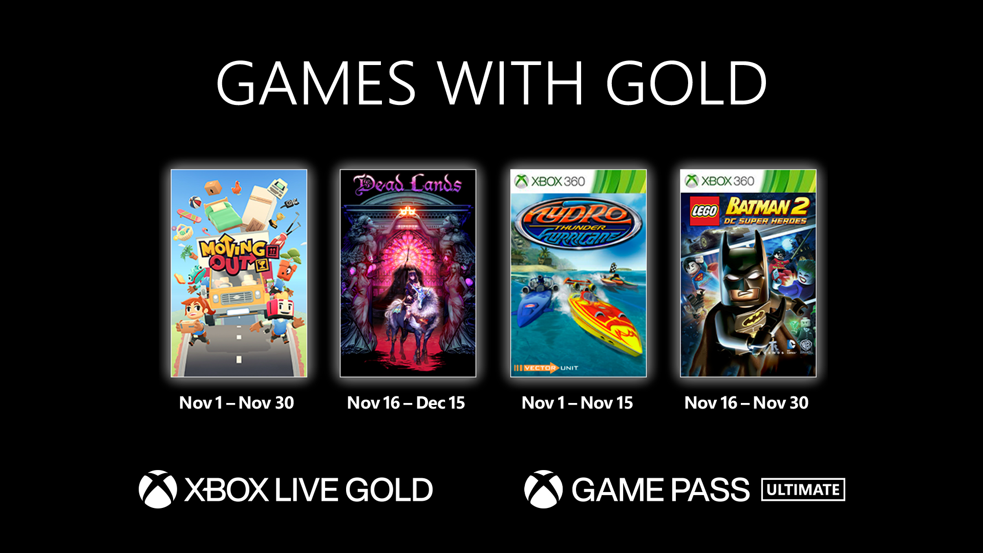 Novos Games with Gold para novembro de 2021 Xbox Wire em Portugues