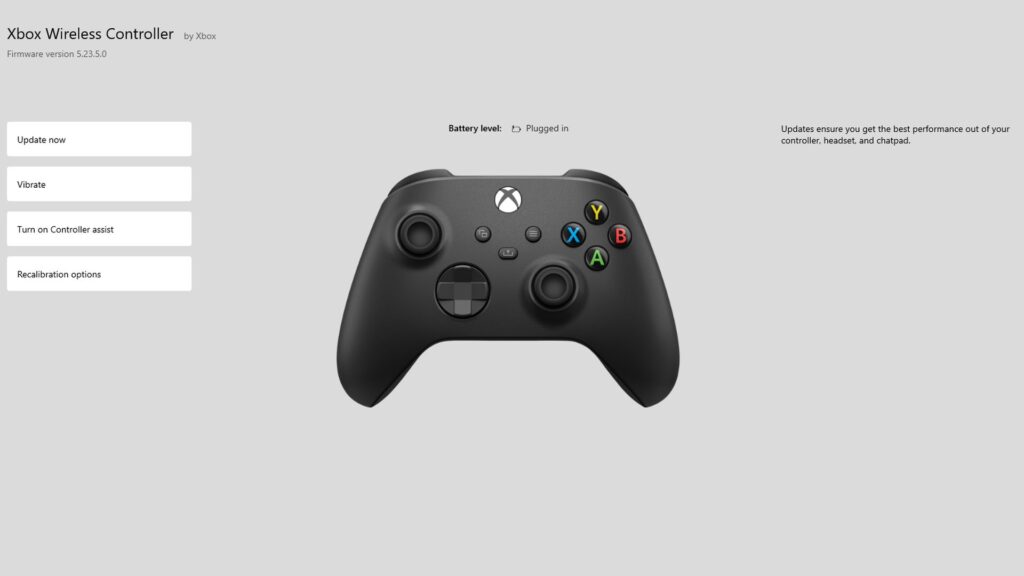 Imagem com o controle sem fio Xbox